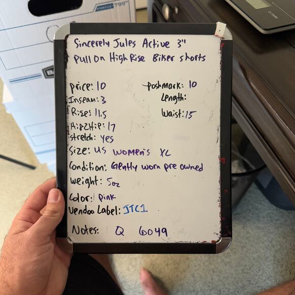 Sincerely Jules Active 3" Pull On High Rise Biker Shorts US Women's XL - Picture 4 of 4